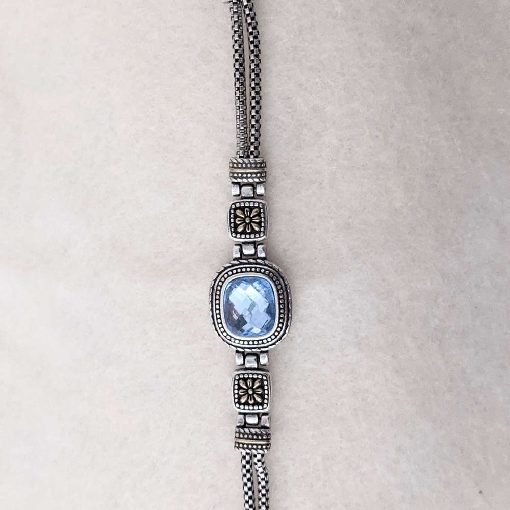 Brighton Czarzina Bracelet with Blue Stone